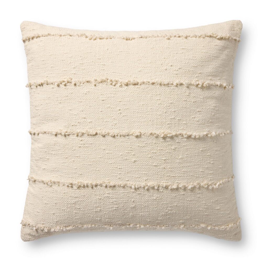 6308 II Collection PLL0191 Ivory 26'' x 26'' Cover w/Poly Pillow
